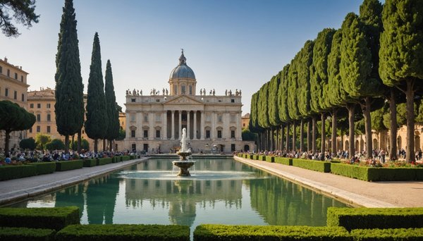 Discover the beauty and tranquility of the borghese gardens